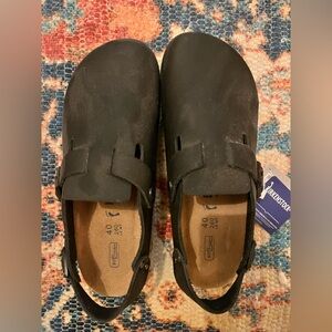 Birkenstock Tokiyo Black Leather size 40